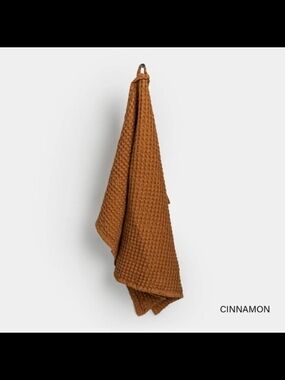 2pc Magic Linen Cinnamon Waffle Kitchen Towels